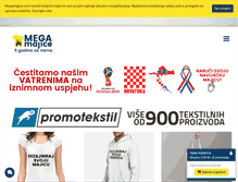 Tablet Screenshot of megamajice.com
